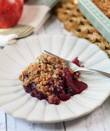 blueberry apple crisp