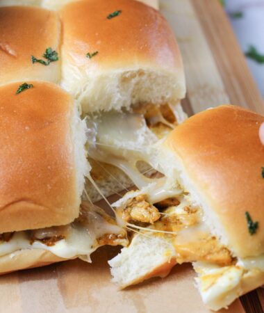 chicken tikka sliders
