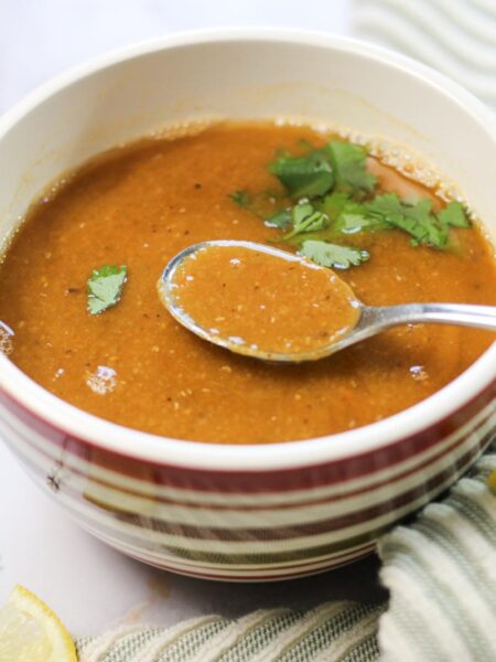 red lentil and carrot