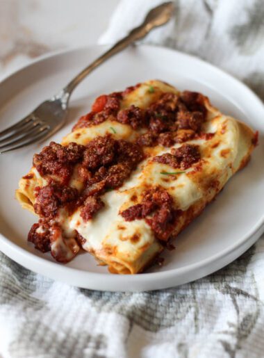 cannelloni with béchamel