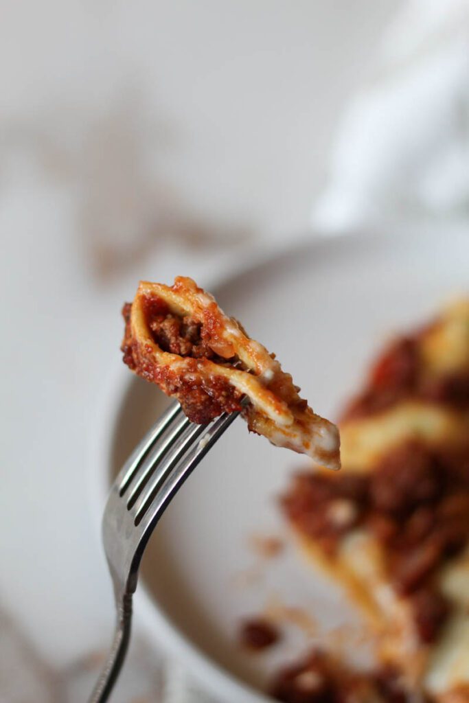 cannelloni with béchamel