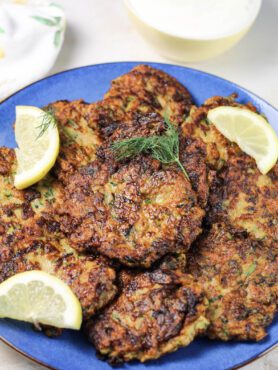 chicken zucchini fritters