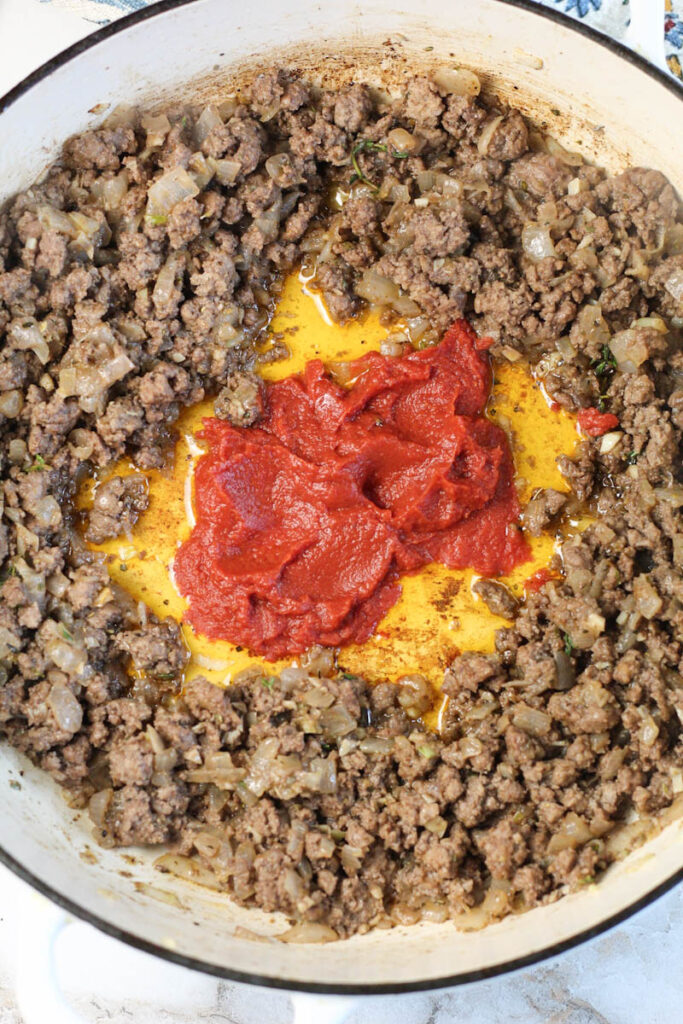 one pot beef pasta